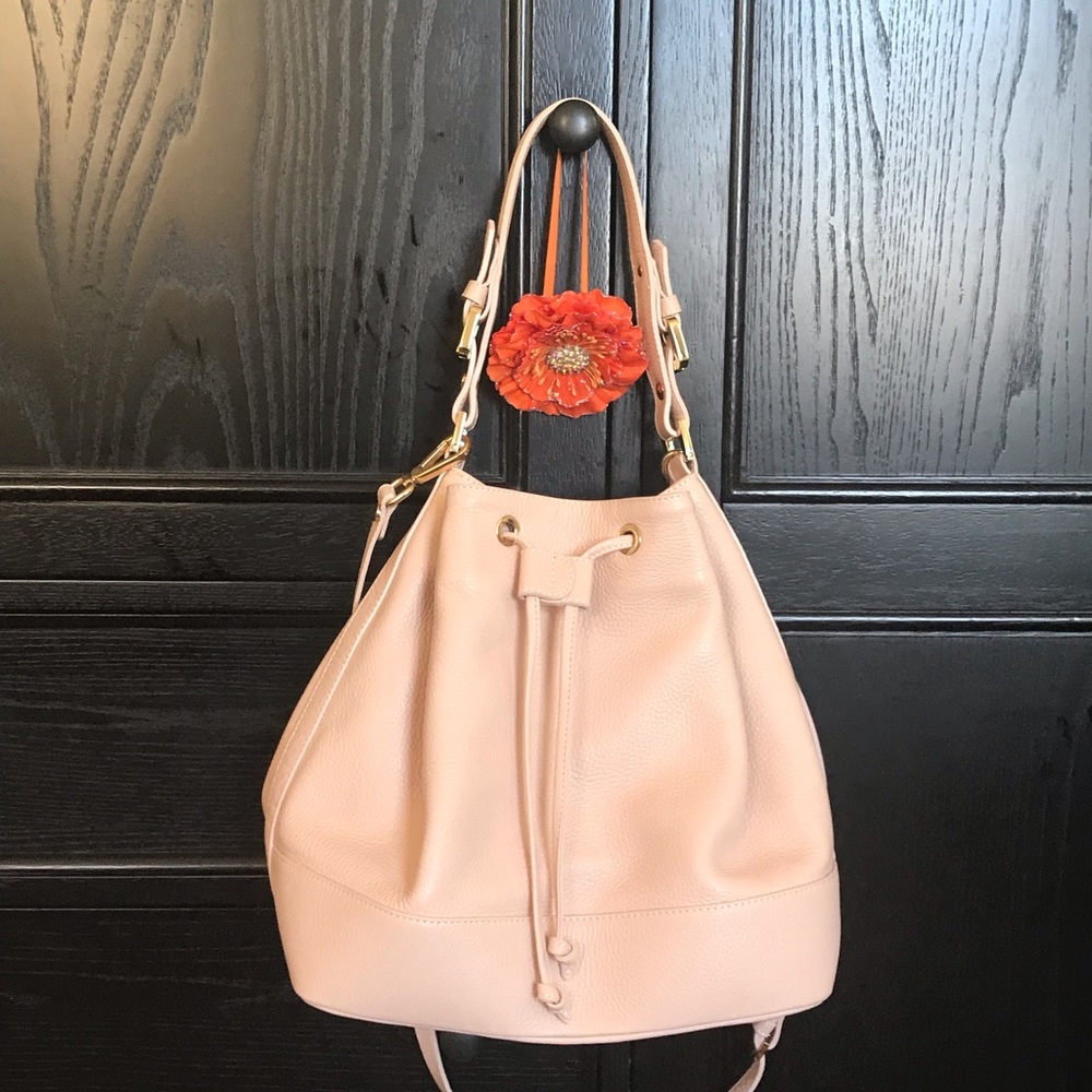 ALL 5* SELLER NEW Italy ANDREANO pink leather bag!